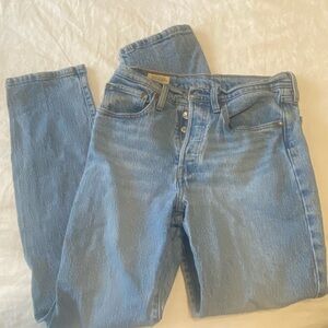 Levi's Premium 501 Straight Leg Jeans size 26 length 30